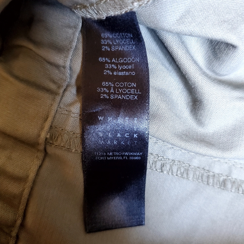 White House Black Market Olive Utility Vest Size Small - Picture 7 of 7